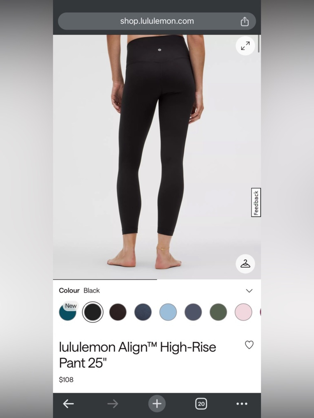 lululemon Align™ High-Rise Pant 25"